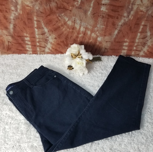 Bandolino Denim - Bandolino Dark Wash Size 16 Amy Stretch Jeans